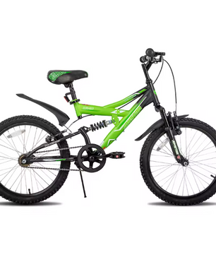 Kinder Mountainbike 20 Inch – Dual Suspension MTB met Handremmen en Stevig Frame