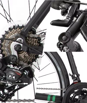 Racefiets Aluminium – 14 Versnellingen met Lichtgewicht Frame voor Snel en Sportief Fietsen