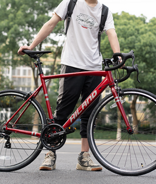 Racefiets Aluminium – 14 Versnellingen met Lichtgewicht Frame voor Snel en Sportief Fietsen
