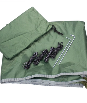 Waterdichte Tarp 340x260 cm – Ultralight Tentzeil met UV-Bescherming voor Camping en Outdoor