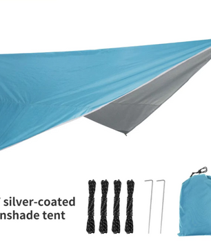 Waterdichte Tarp 340x260 cm – Ultralight Tentzeil met UV-Bescherming voor Camping en Outdoor