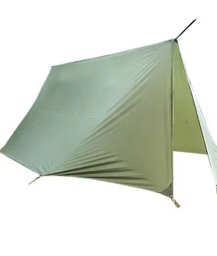 Ultralight Camping Tarp 410x290 cm – Multifunctioneel Tentzeil met Waterdichte PU Coating