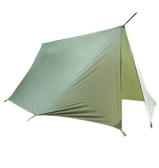 Ultralight Camping Tarp 410x290 cm – Multifunctioneel Tentzeil met Waterdichte PU Coating