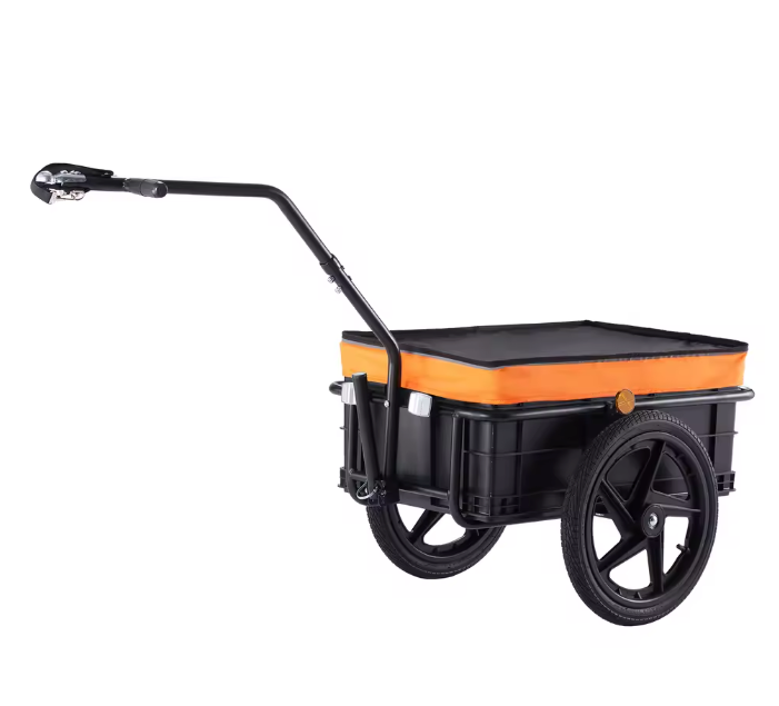 Opvouwbare Fiets Cargo Trailer – Bagageaanhanger tot 40 kg met Regenhoes en Reflectoren