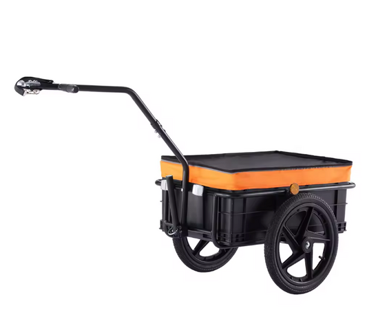 Opvouwbare Fiets Cargo Trailer – Bagageaanhanger tot 40 kg met Regenhoes en Reflectoren