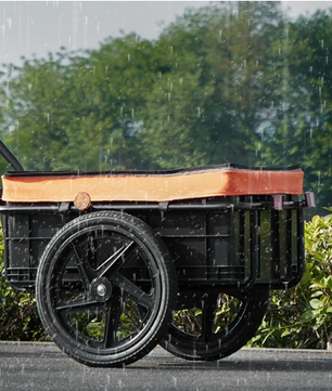 Opvouwbare Fiets Cargo Trailer – Bagageaanhanger tot 40 kg met Regenhoes en Reflectoren