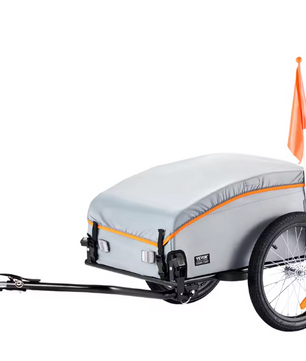 Opvouwbare Fiets Cargo Trailer – Bagageaanhanger tot 45 kg met Waterdichte Hoes en Reflectoren