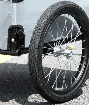 Opvouwbare Fiets Cargo Trailer – Bagageaanhanger tot 45 kg met Waterdichte Hoes en Reflectoren