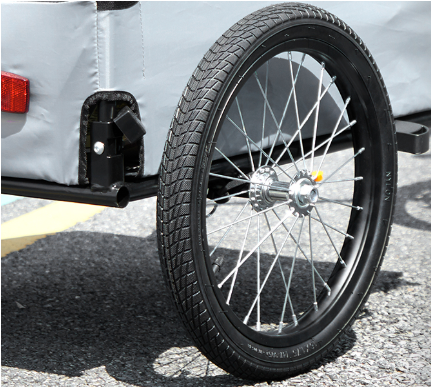 Opvouwbare Fiets Cargo Trailer – Bagageaanhanger tot 45 kg met Waterdichte Hoes en Reflectoren