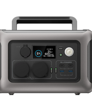 Draagbare Power Station 299Wh – 600W Output met Snelladen, UPS en Meerdere Aansluitingen