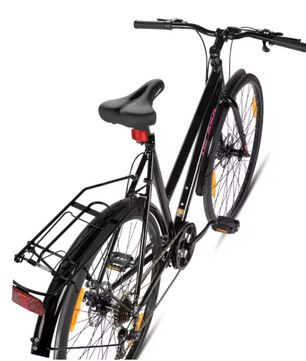 Stadsfiets 700C – Aluminium Fiets met 7 Versnellingen, Drager en Spatborden