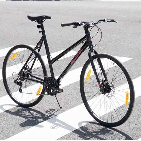 Stadsfiets 700C – Aluminium Fiets met 7 Versnellingen, Drager en Spatborden