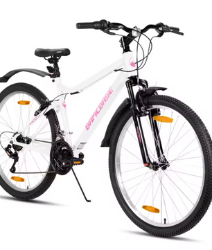 Dames Mountainbike 26 Inch – 18 Versnellingen met Vering en V-Brakes