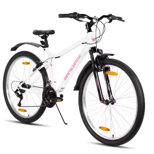 Dames Mountainbike 26 Inch – 18 Versnellingen met Vering en V-Brakes