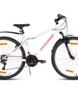 Dames Mountainbike 26 Inch – 18 Versnellingen met Vering en V-Brakes
