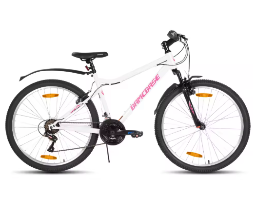 Dames Mountainbike 26 Inch – 18 Versnellingen met Vering en V-Brakes