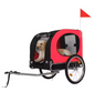 Opvouwbare Hondenfietskar – Fiets Trailer voor Huisdieren tot 44 kg met Ventilatie en Snelle Montage