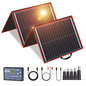 Opvouwbaar Zonnepaneel 100W–300W – Draagbaar Solar Paneel met 12V Controller voor Camping en Outdoor