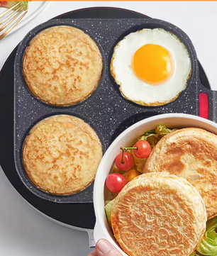 Mini Koekenpan met Anti-aanbaklaag – Compacte Skillet voor Eieren, Pannenkoeken en Camping