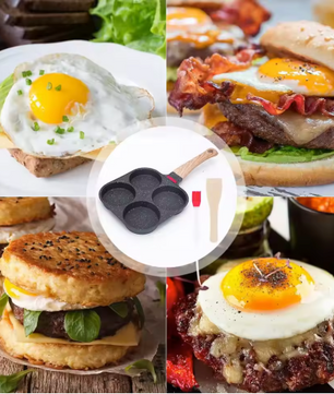 Mini Koekenpan met Anti-aanbaklaag – Compacte Skillet voor Eieren, Pannenkoeken en Camping