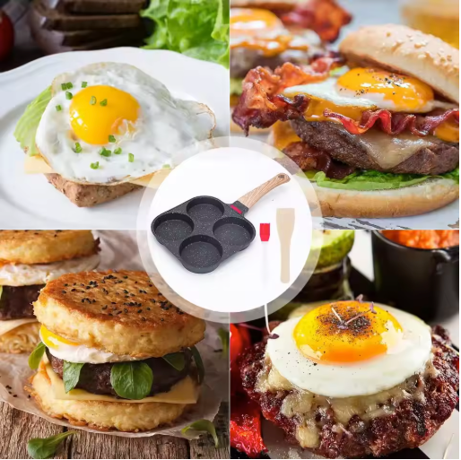 Mini Koekenpan met Anti-aanbaklaag – Compacte Skillet voor Eieren, Pannenkoeken en Camping