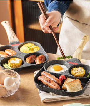 Mini Koekenpan met Anti-aanbaklaag – Compacte Skillet voor Eieren, Pannenkoeken en Camping