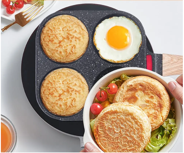 Mini Koekenpan met Anti-aanbaklaag – Compacte Skillet voor Eieren, Pannenkoeken en Camping