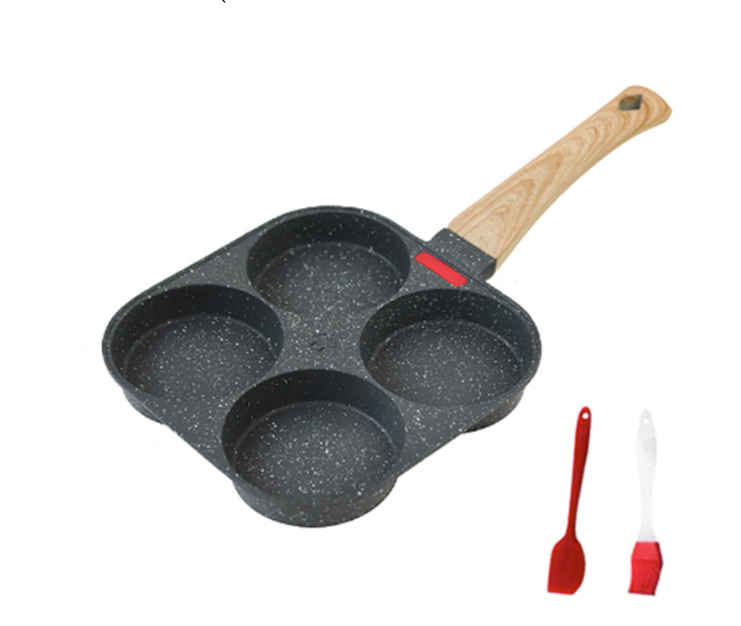 Mini Koekenpan met Anti-aanbaklaag – Compacte Skillet voor Eieren, Pannenkoeken en Camping