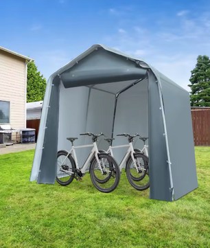 Draagbare Opslagtunnel Tent 240 × 240 × 240 cm – Waterdichte Fietsenstalling en Tuinberging