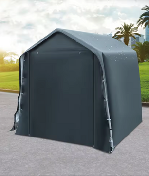Draagbare Opslagtunnel Tent 240 × 240 × 240 cm – Waterdichte Fietsenstalling en Tuinberging