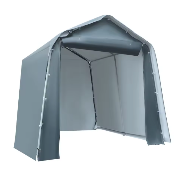 Draagbare Opslagtunnel Tent 240 × 240 × 240 cm – Waterdichte Fietsenstalling en Tuinberging