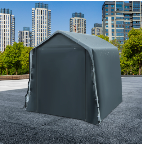 Draagbare Opslagtunnel Tent 240 × 240 × 240 cm – Waterdichte Fietsenstalling en Tuinberging