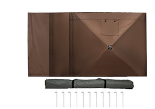 Pop-up Camping Partytent 6-Zijdig – Waterdichte Gazebo met Muskietennet en Zijwanden