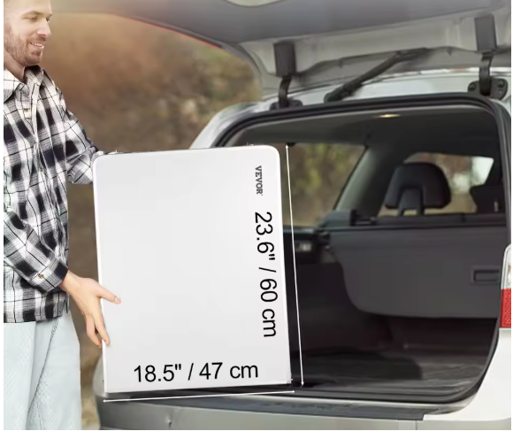 Opvouwbare Camping Keukentafel – Verstelbaar en Compact met Opbergvakken voor Outdoor en BBQ