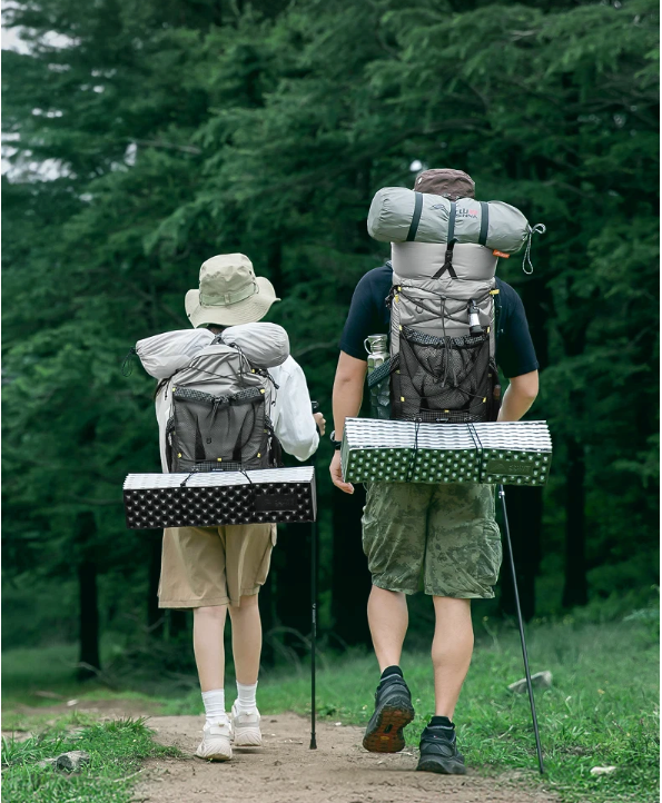 Ultralichte Camping Rugzak 25+10L – Waterbestendig en Ademend voor Hiking, Reizen en Outdoor