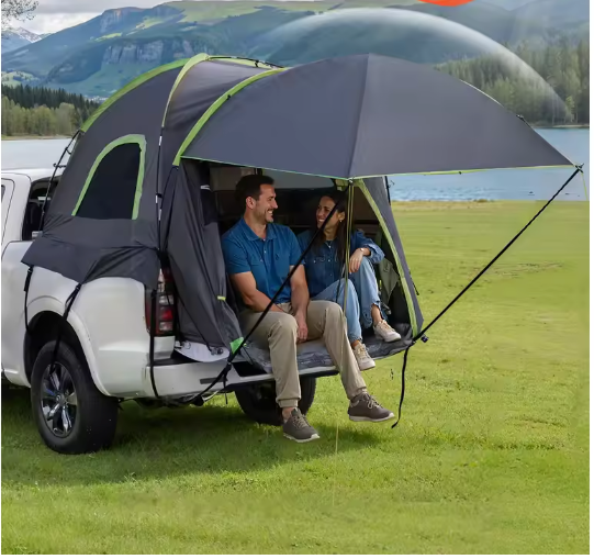Truck Tent voor Pick-up 2-3 Personen – Waterdichte Laadbak Tent met Luifel voor Camping
