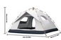 Automatische Pop-up Camping Tent – Snel Opgezet, Waterdicht en Zonwerend voor Outdoor