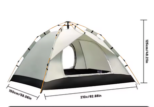 Automatische Pop-up Camping Tent – Snel Opgezet, Waterdicht en Zonwerend voor Outdoor