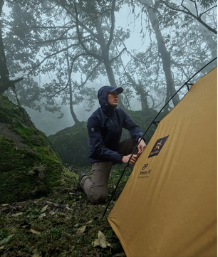 Ultralichte 2-Persoons Backpacking Tent – Dubbelwandig, Waterdicht en Winddicht voor Camping en Hiking