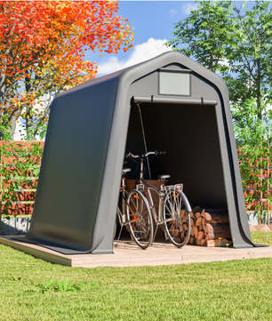 Fietsenstalling Tent 245 × 183 × 217 cm – Waterdichte Opslagtent voor Fiets, Motor en Tuin