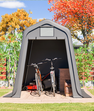 Fietsenstalling Tent 245 × 183 × 217 cm – Waterdichte Opslagtent voor Fiets, Motor en Tuin
