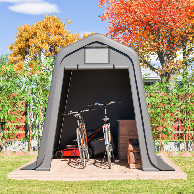 Fietsenstalling Tent 245 × 183 × 217 cm – Waterdichte Opslagtent voor Fiets, Motor en Tuin