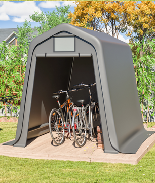 Fietsenstalling Tent 245 × 183 × 217 cm – Waterdichte Opslagtent voor Fiets, Motor en Tuin