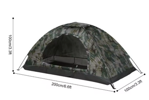 Ultralichte 1-2 Persoons Camping Tent – Compact, UV-Bescherming en Waterbestendig voor Hiking en Outdoor