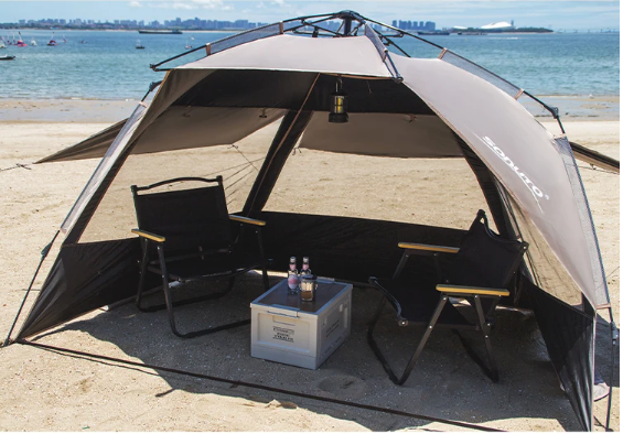3-4 Persoons Pop-up Camping Tent – Automatisch, UV-Bescherming en Snelle Opzet voor Outdoor