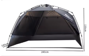 3-4 Persoons Pop-up Camping Tent – Automatisch, UV-Bescherming en Snelle Opzet voor Outdoor