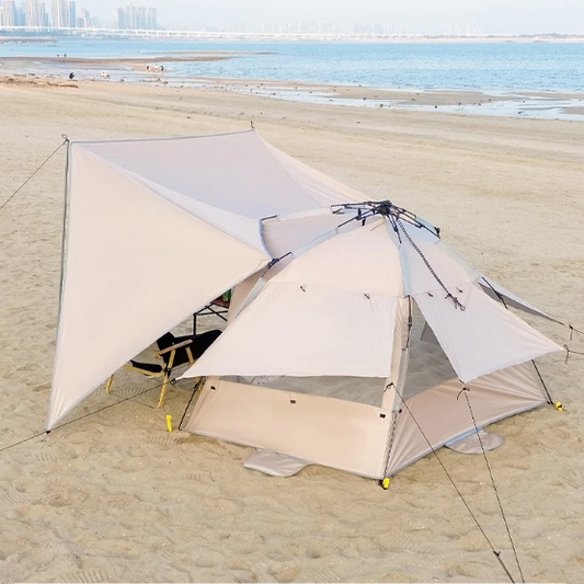 3-4 Persoons Pop-up Camping Tent – Automatisch, UV-Bescherming en Snelle Opzet voor Outdoor