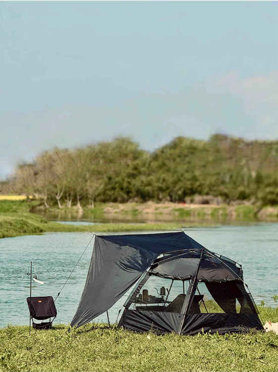 3-4 Persoons Pop-up Camping Tent – Automatisch, UV-Bescherming en Snelle Opzet voor Outdoor