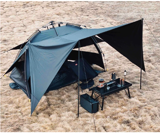 3-4 Persoons Pop-up Camping Tent – Automatisch, UV-Bescherming en Snelle Opzet voor Outdoor
