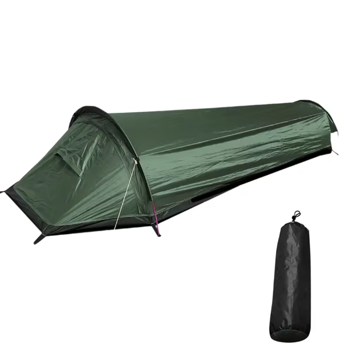 Ultralichte 1-Persoons Backpacking Tent – Waterdicht en Compact voor Hiking en Camping
